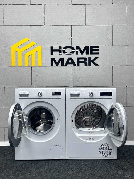 Комплект Пральна та сушильна машини Siemens IQ700 WM16W540 та WT47W5W0