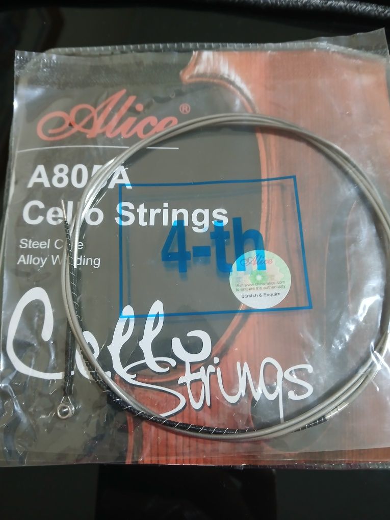 Conjunto de 3 cordas para violoncelo