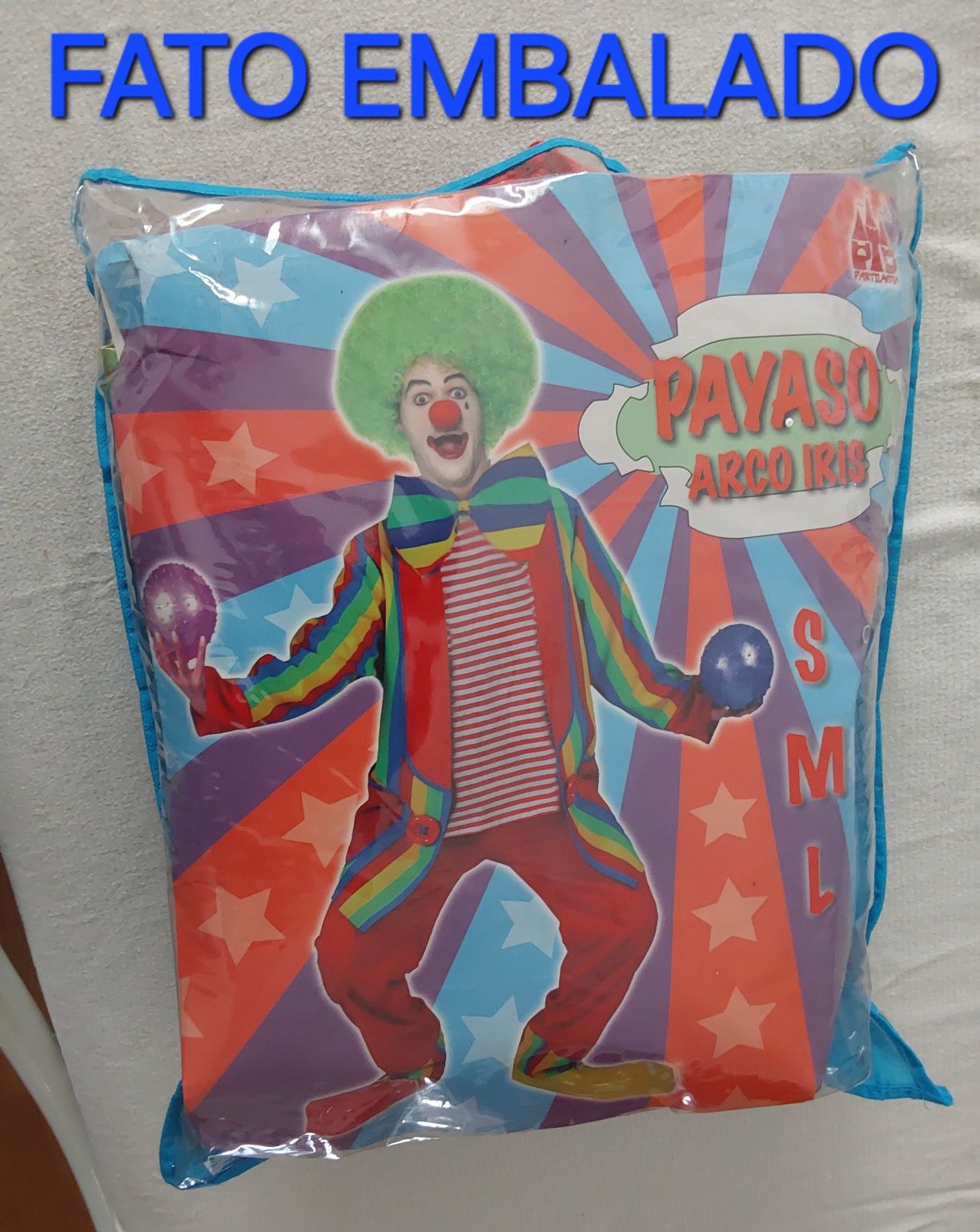 FATO NOVO DE PALHAÇO TAMANHO M. Carnaval, Eventos, Casa, Rua, Festas.
