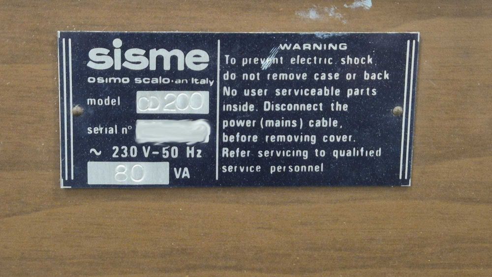 Órgão clássico SISME (Italiano), modelo CD200