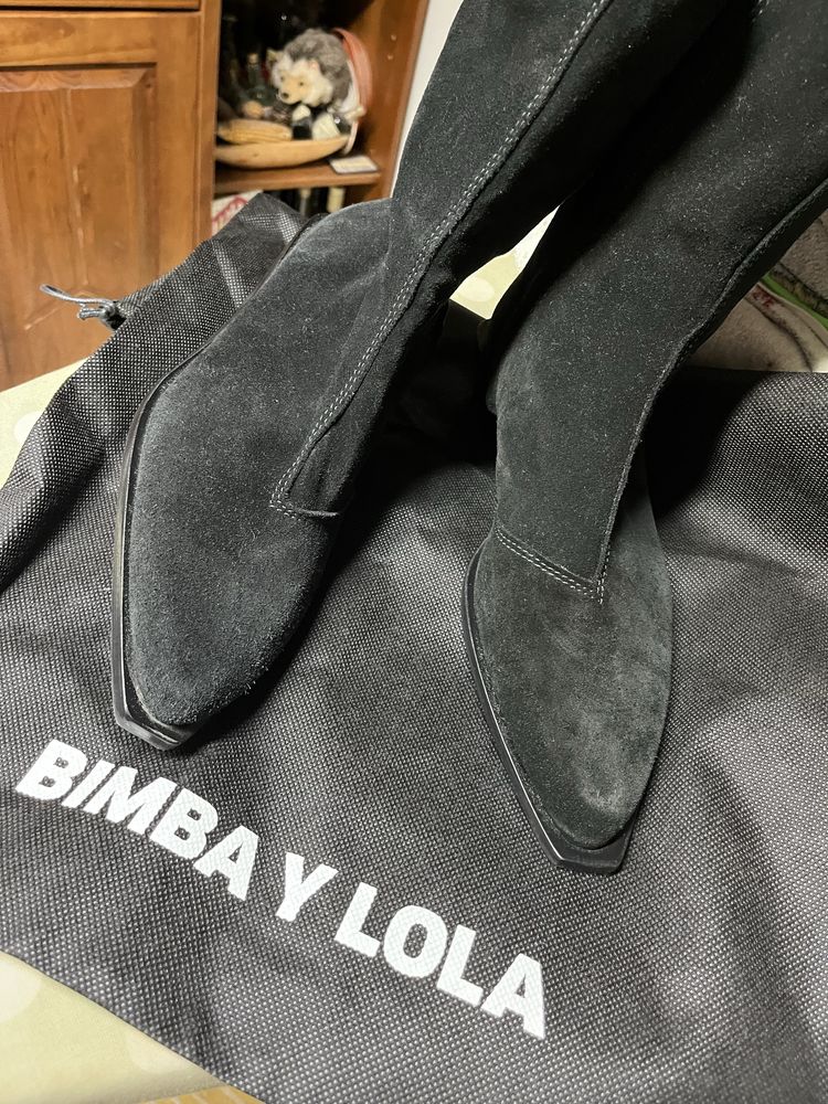 Botas Bimba Y Lola 39 preto texanas