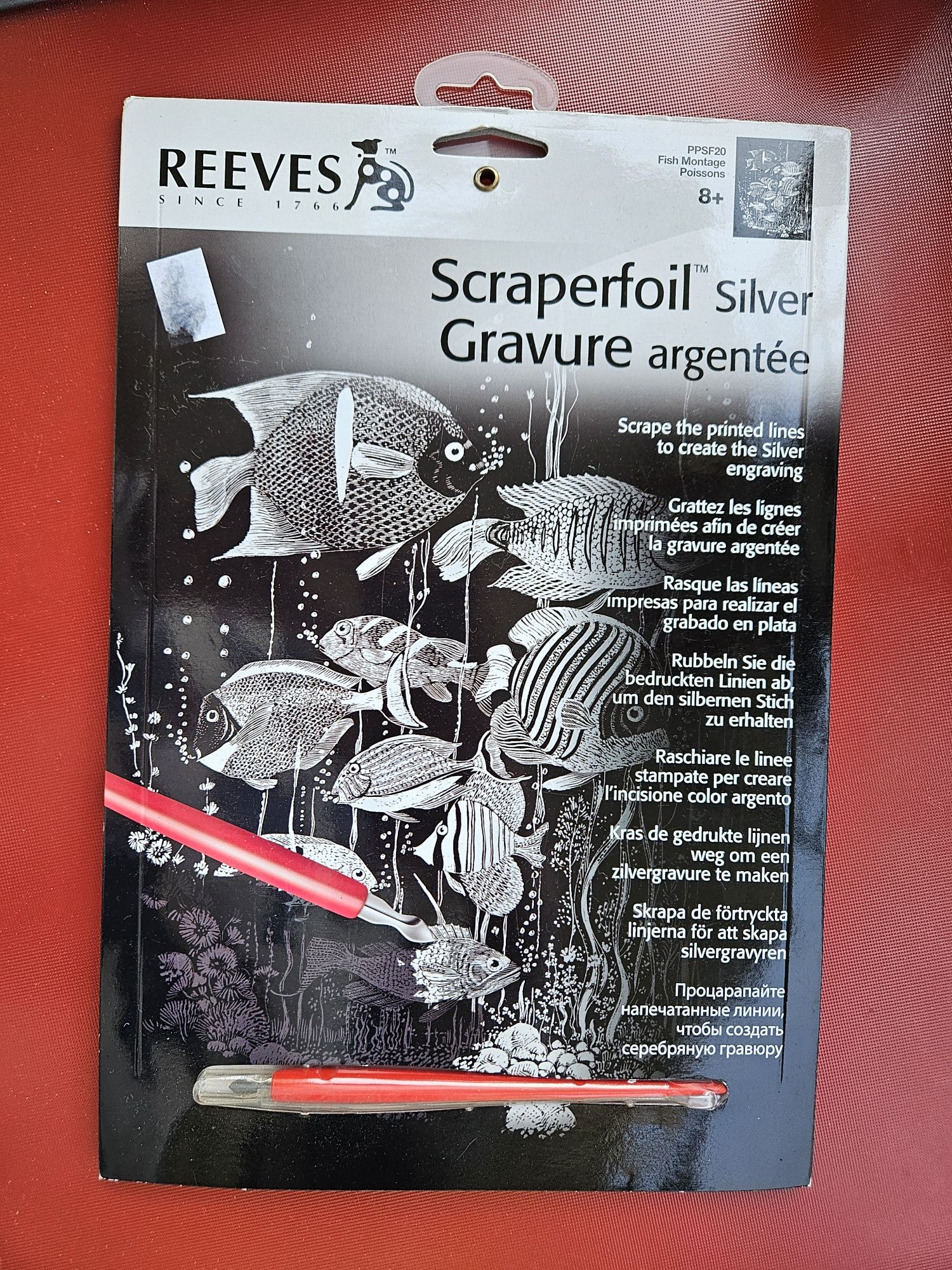 Reeves Ryby obrazek do wydrapywania wydrapywanka kreatywny KupMiChceTo