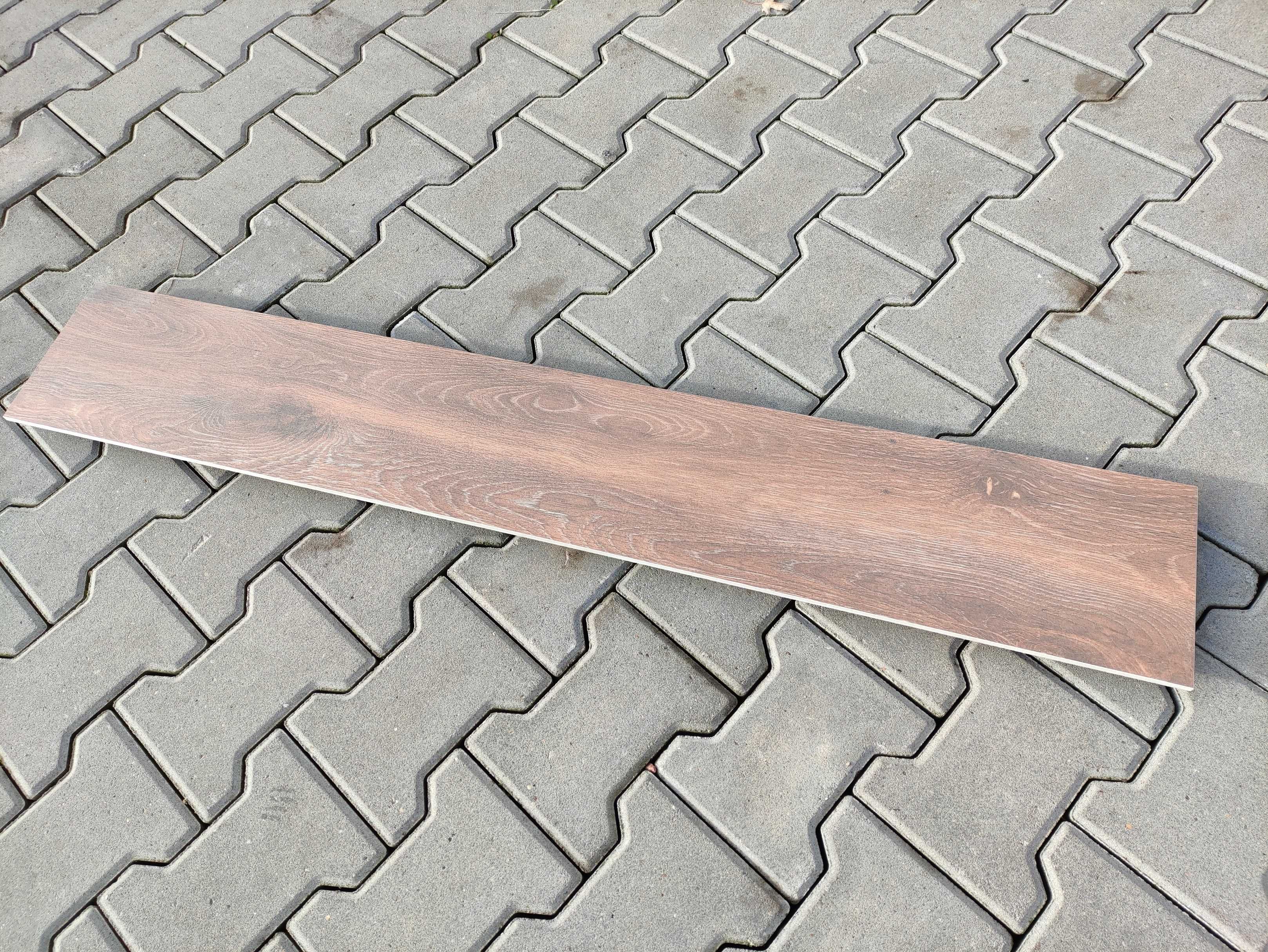 Płytki podłogowe Gres szkliwiony mat Piemont Brown 1202x193x8 Gat.1
