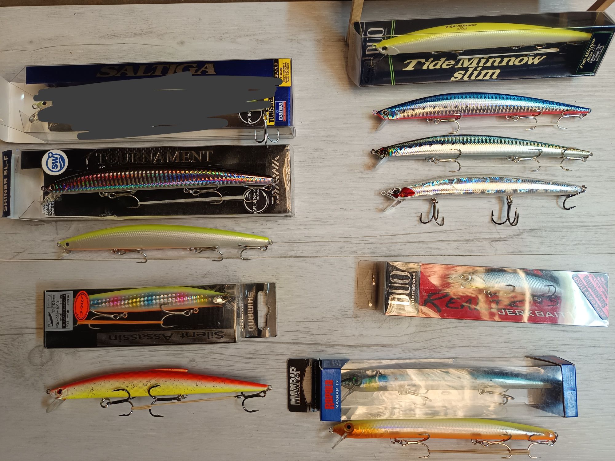 Amostras pesca spinning, Duo, Daiwa., Rapala