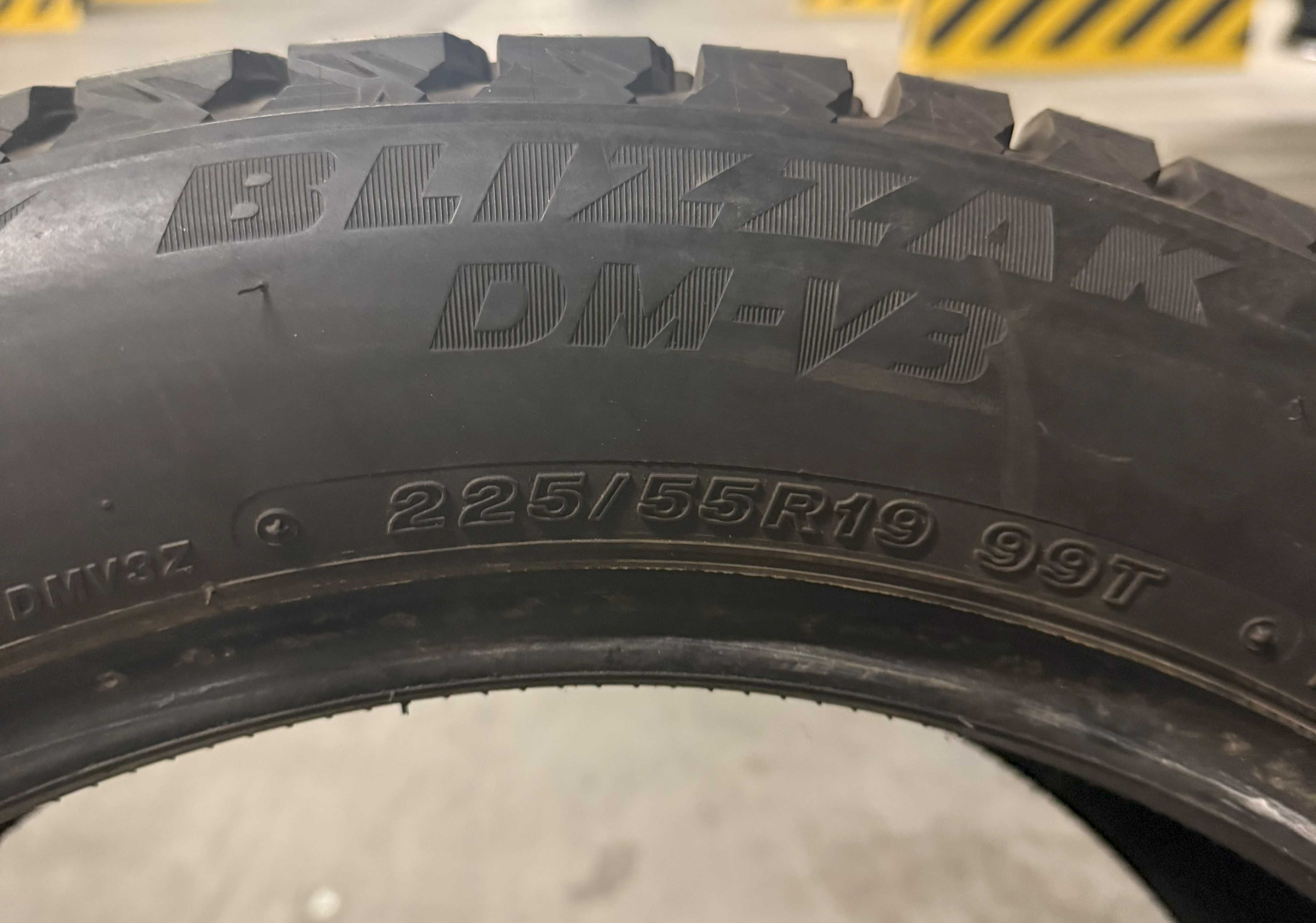 Зимові шини (гума) Bridgestone Blizzak DM-V3 (225/55R19 99T)