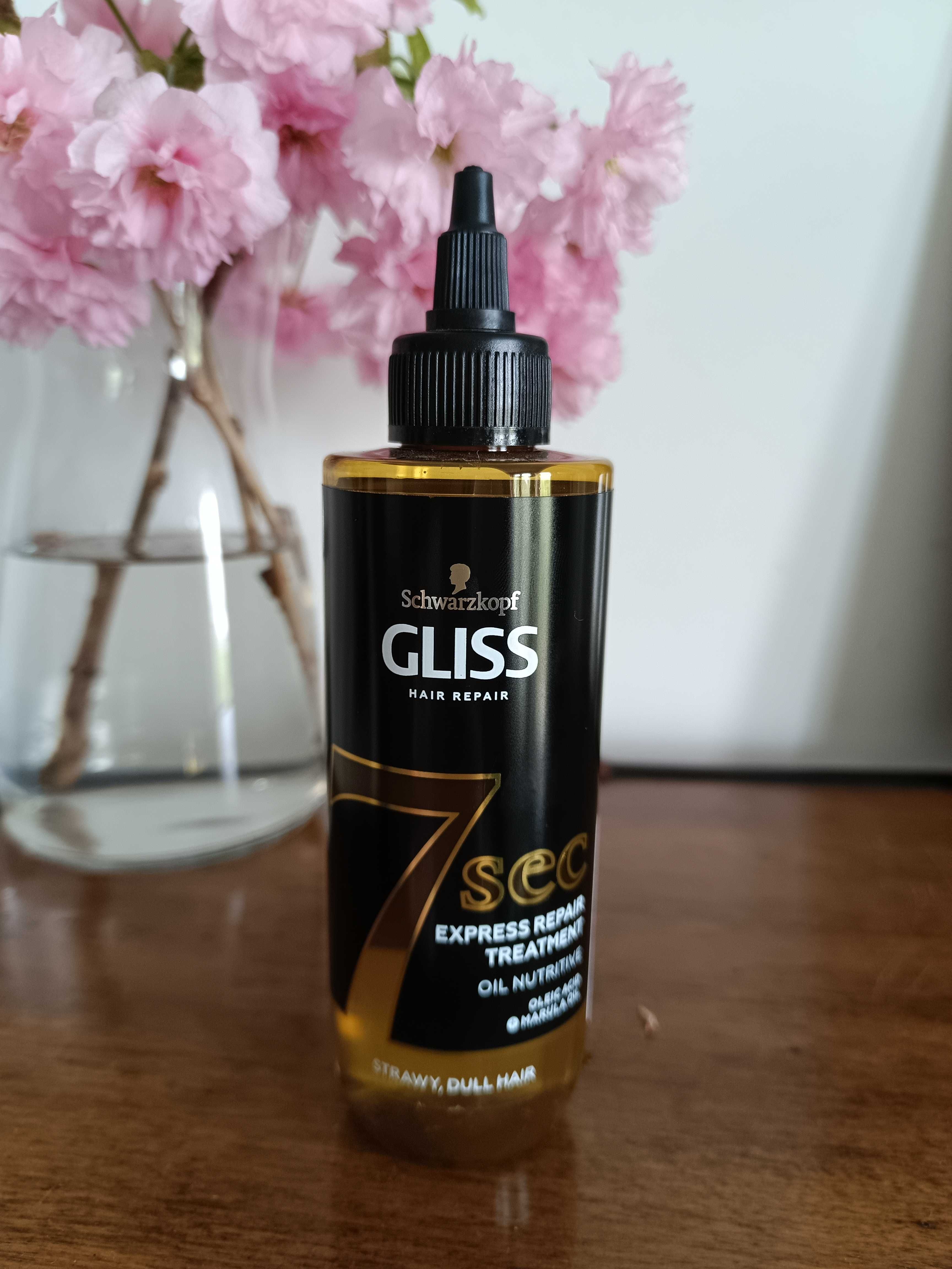 Новая маска Gliss 7 sec Oil Nutritive для тусклых волос 200мл