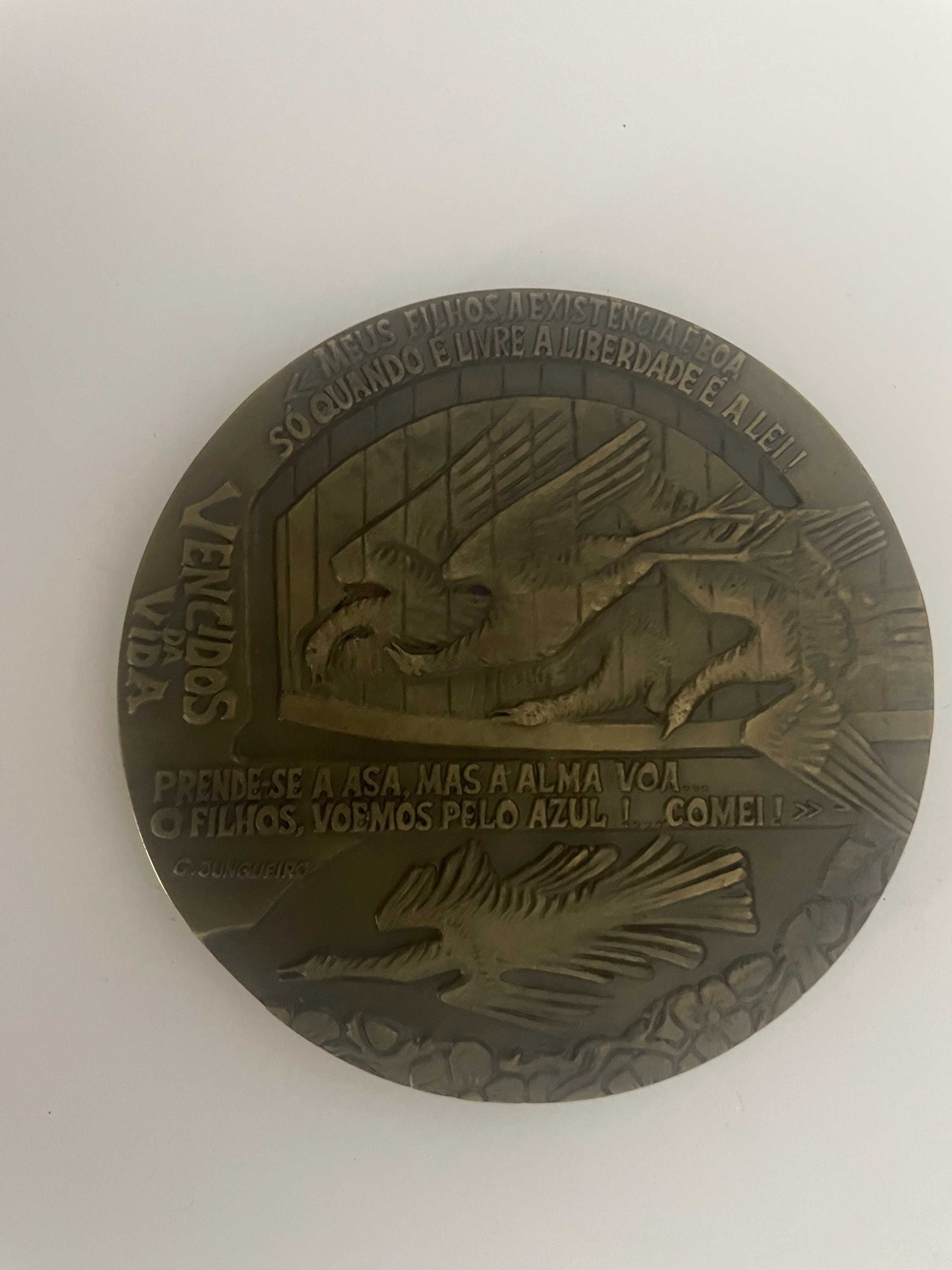 Medalha em Bronze Guerra Junqueiro