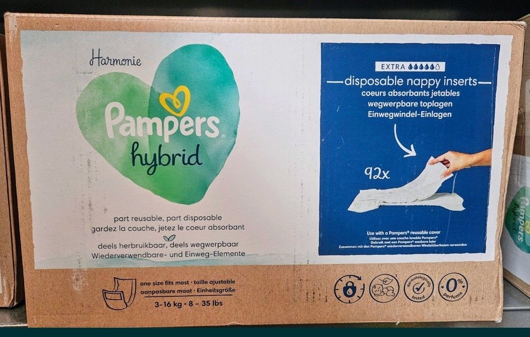 Pampers Harmonie Hybrid, 92 sztuki