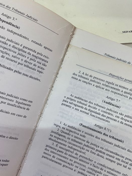 Livro Lei Orgânica Dos Tribunais Judiciais e Seu Regulamento