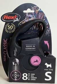 Рулетка Flexi New Classic для собак  S трос 8 метрів до 12 кг