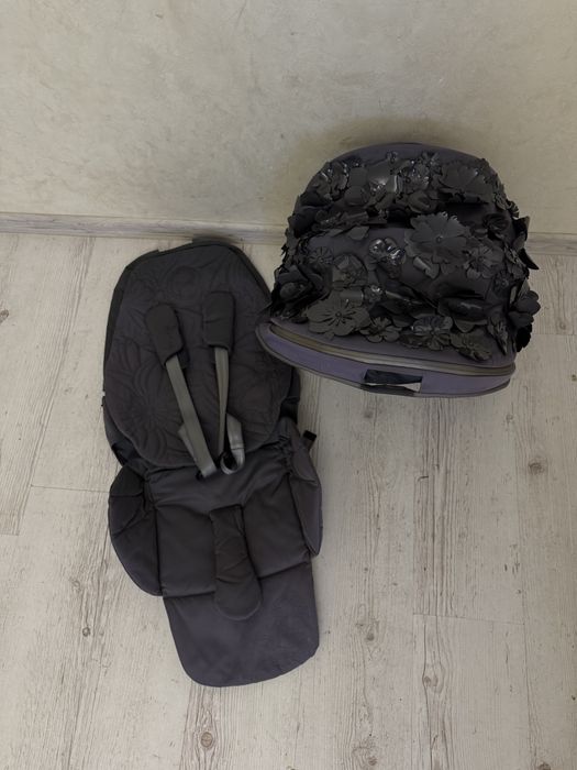 Текстиль набір комплект cybex priam simply flowers grey