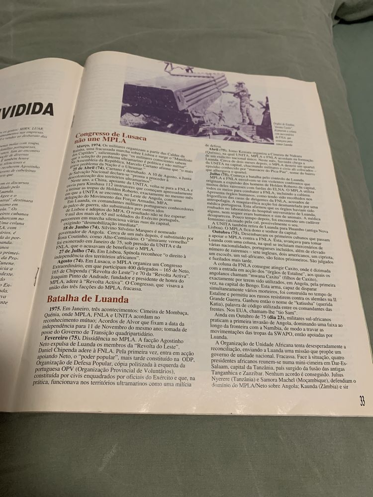 Revista CM suplemento Angola 1992