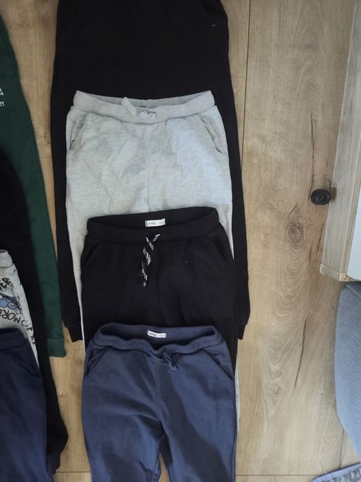 spodnie dresowe 140 zestaw spodni