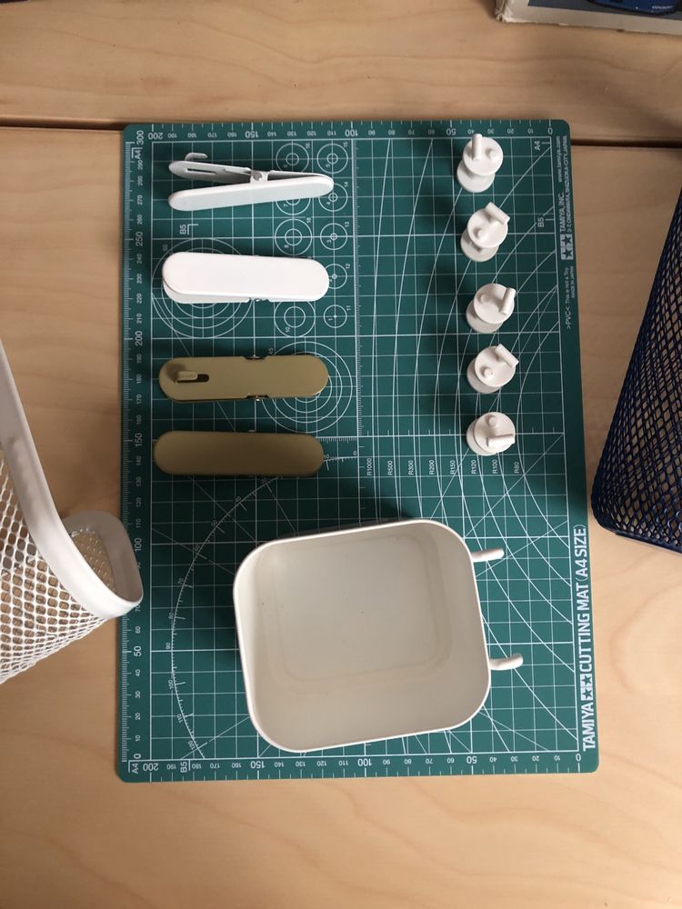 IKEA Skadis com acessórios