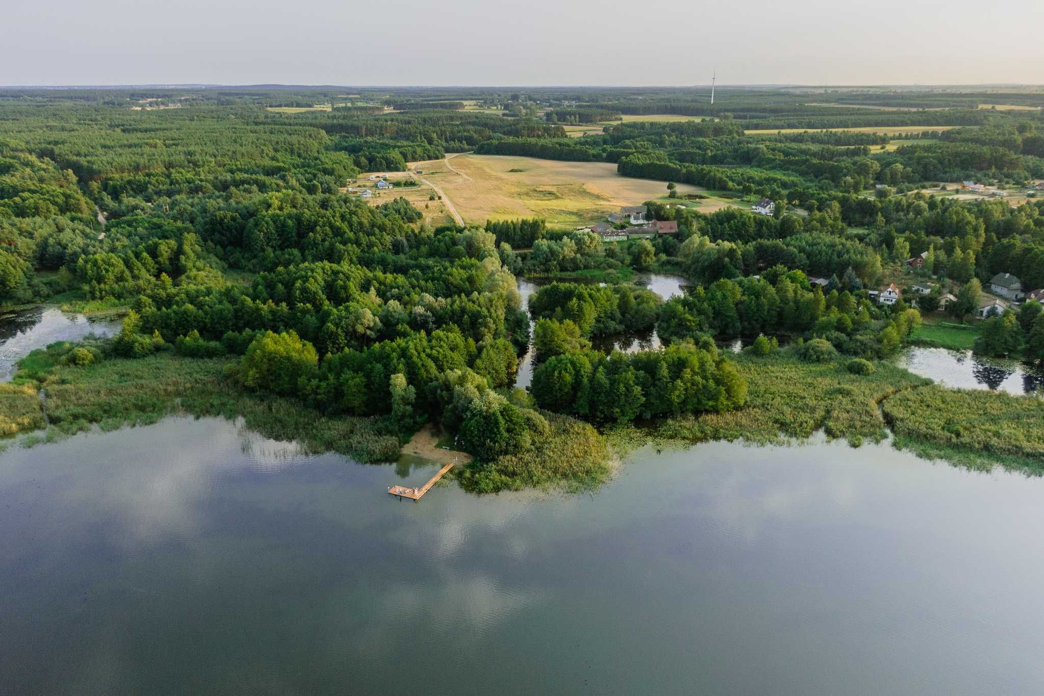 Działka 500m2 nad jeziorem Głuszyńskim + dostęp do plaży