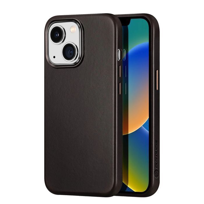 Dux Ducis Naples etui do iPhone 14 Plus z MagSafe ciemnobrązowy