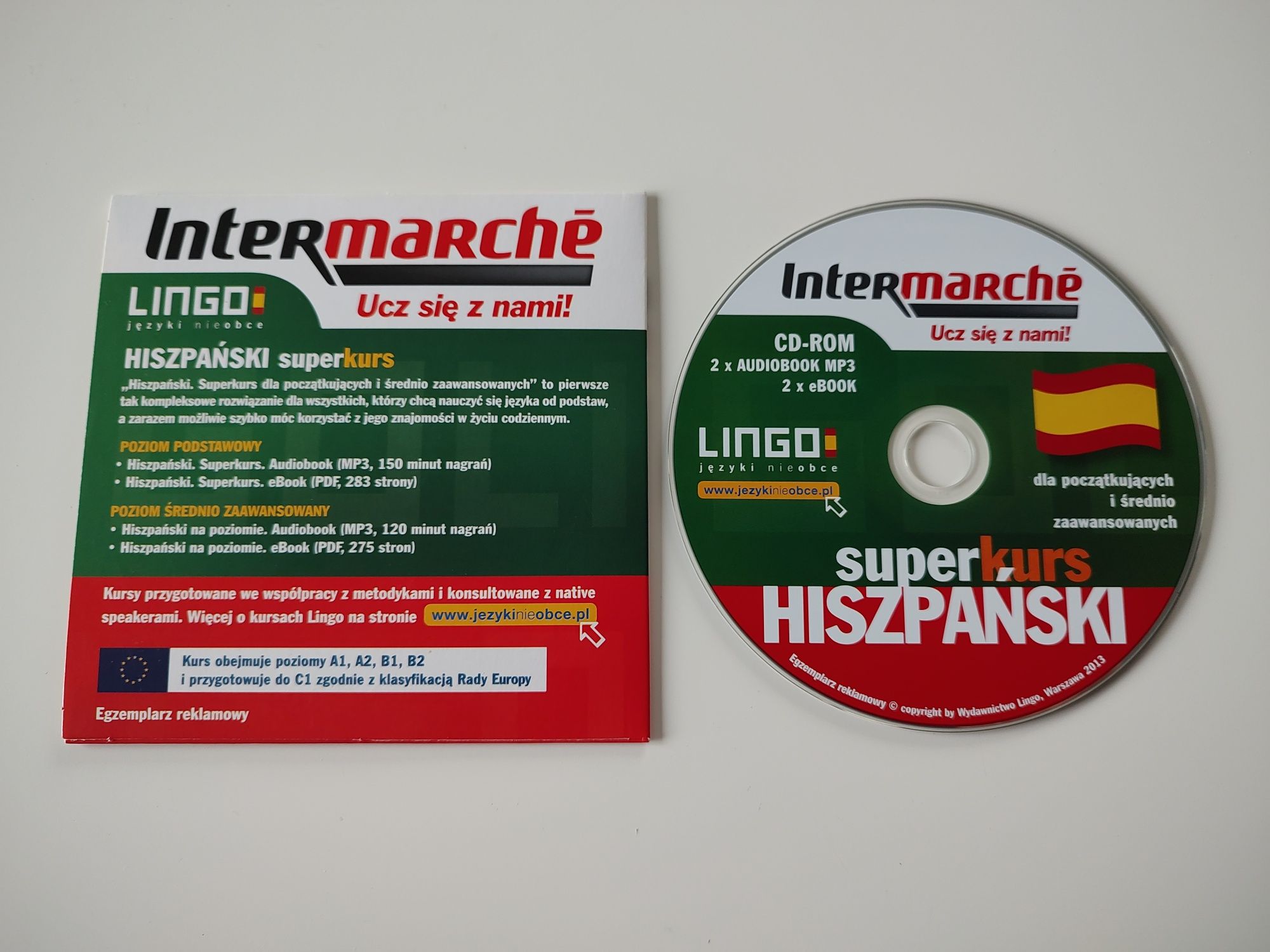 CD super kurs języka hiszpańskiego dla początkujących i średnio zaawan