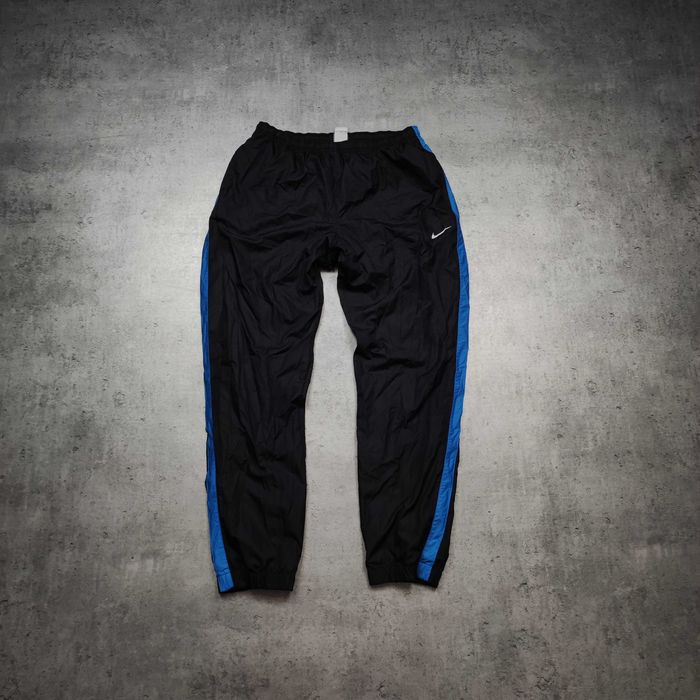 MĘSKIE Dresy Sportowe Folia Lekkie Nike AIR Max Czarne Lampas Trening