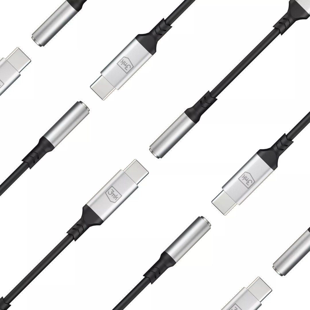 accessories - 3mk adapter usb-c - jack 3,5 mm