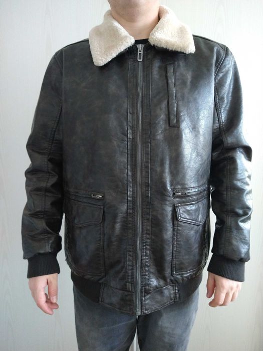Kurtka męska skórzana Angelo Litrico