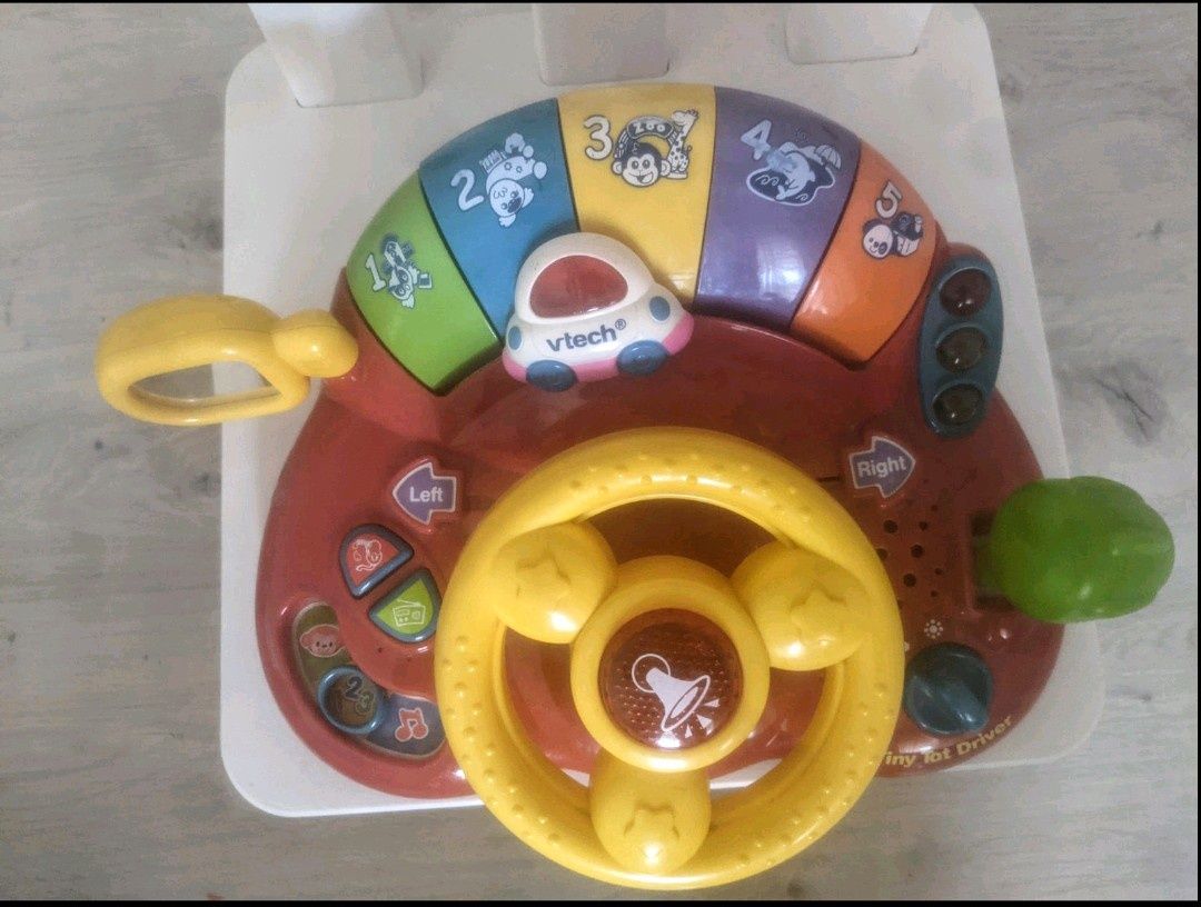 Руль  квадроцикла Райдера Vtech на немецком языке