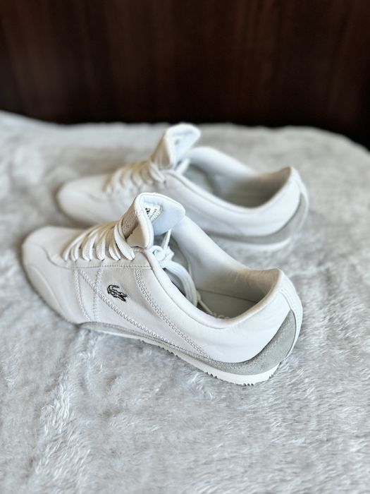 Lacoste Sport Ekani białe skóra naturalna buty casual 40 41