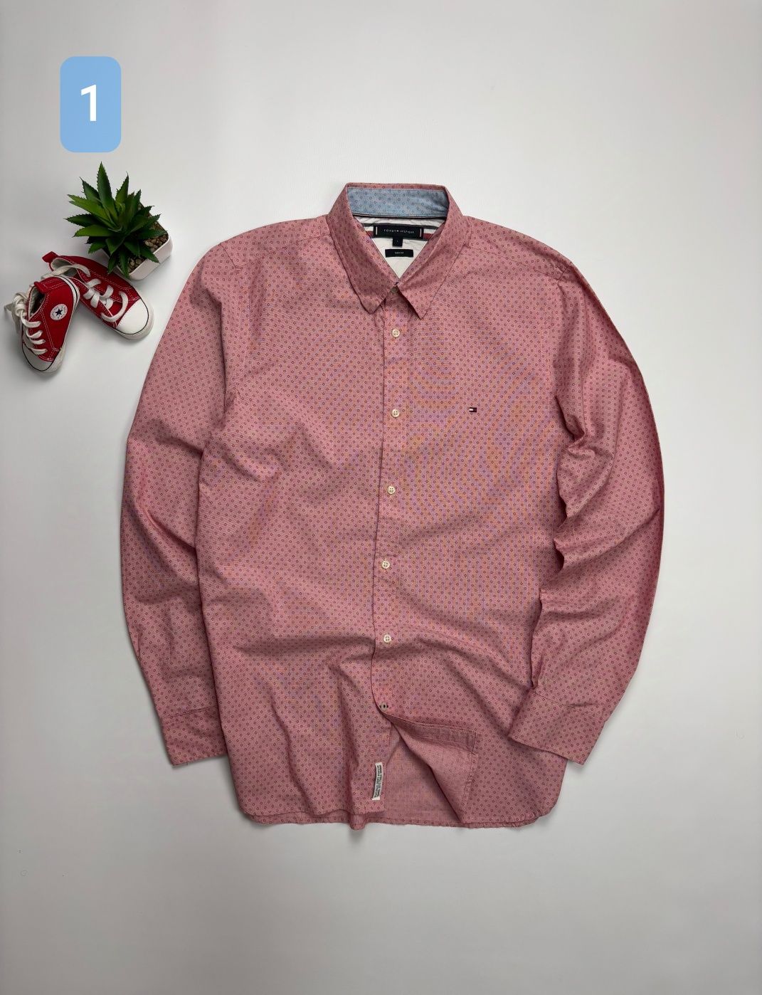Рубашка Tommy Hilfiger originals оригинал size M, L