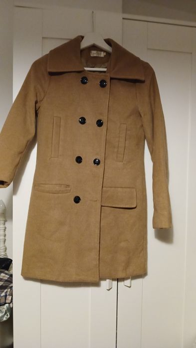 Casaco cor camel tamanho S