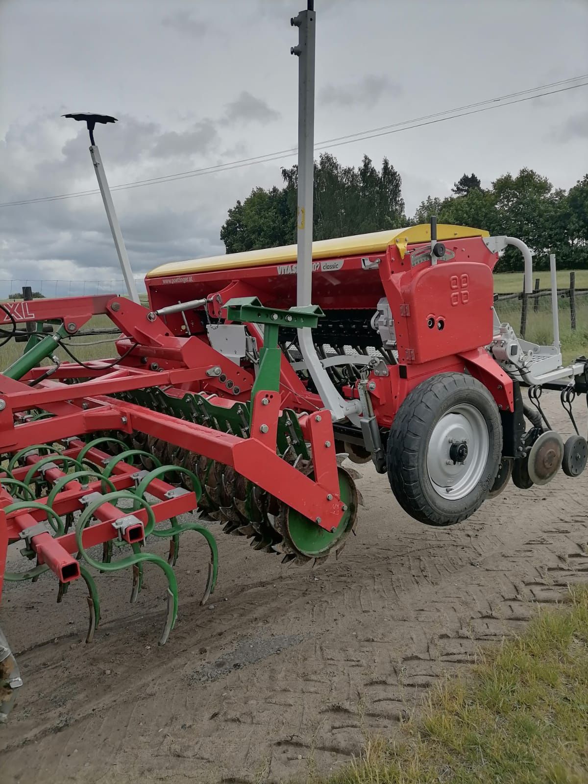 Zestaw uprawowo siewny unia ares xl + pottinger vitasem 302