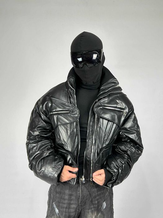 MA-1 бомбер черный дутый куртка курточка пуховик чорний зіпка opium