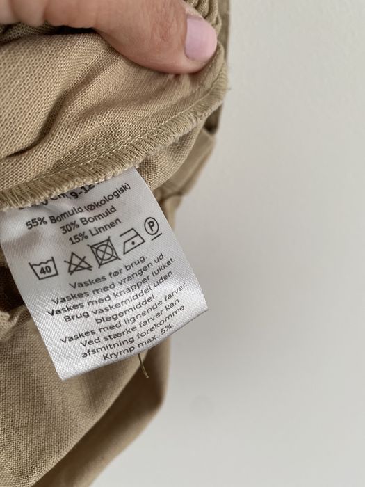 Kombinezon vrs len beżowy szelki 80 jak newbie