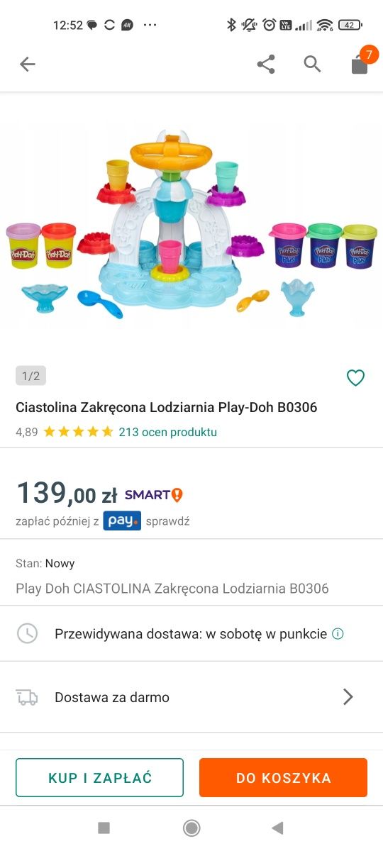 Play doh ciastolina Zakręcona lodziarnia