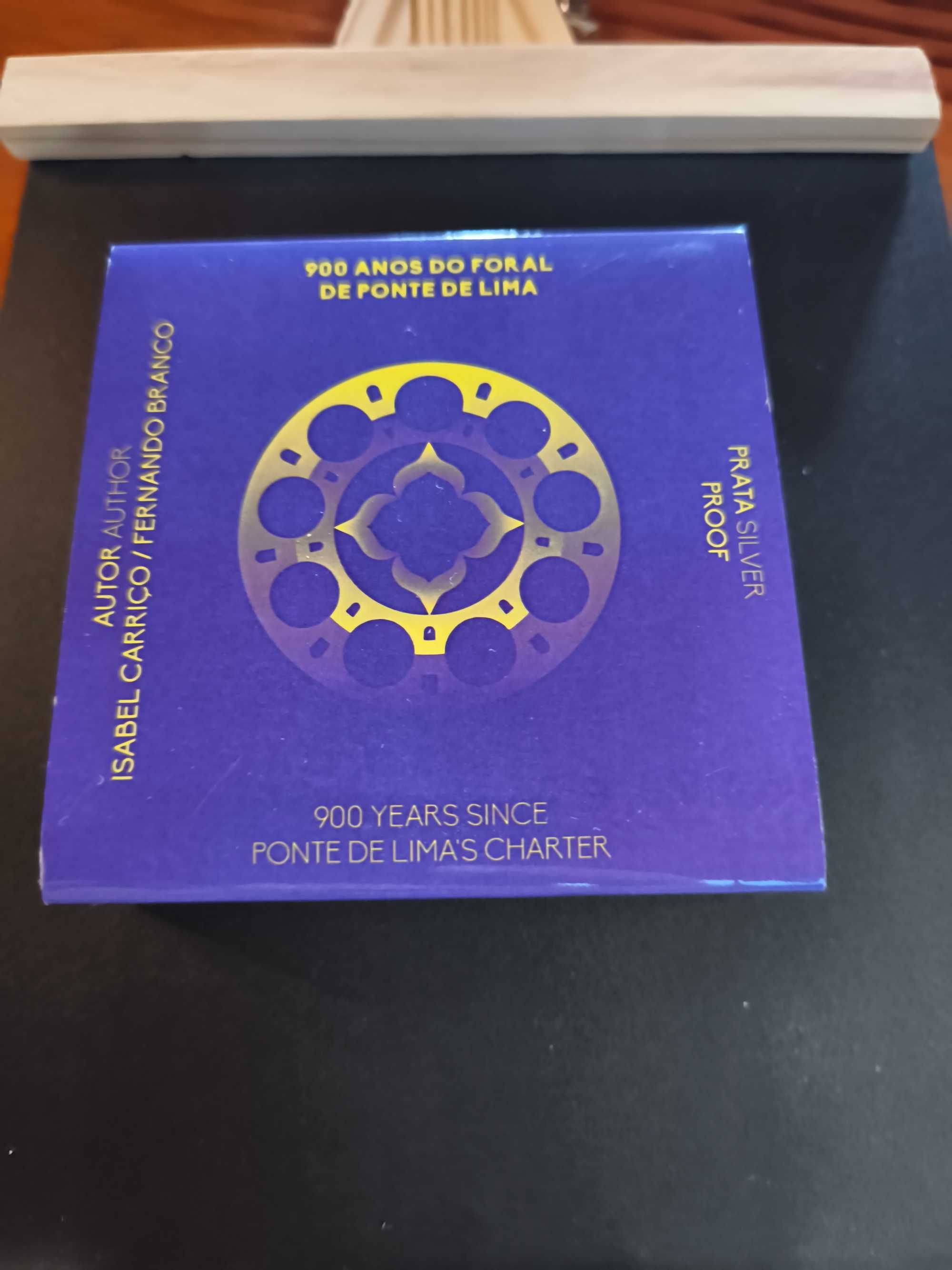 Moeda 7,5€ prata Proof foral ponte lima