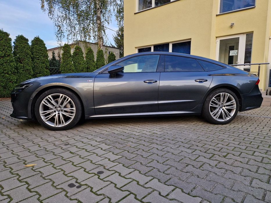 Audi A7 Sportback 45 TFSI quattro, kupiony w Polsce, Serwisowany w ASO, Faktura VAT