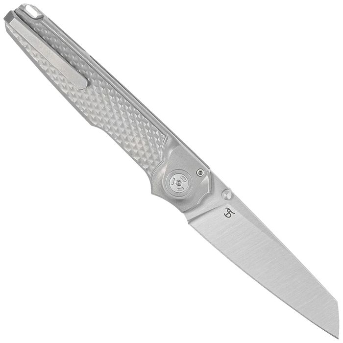 Nóż MKM Miura Gray Titanium, Satin M390 by Simone Tonolli (MK MI-T)