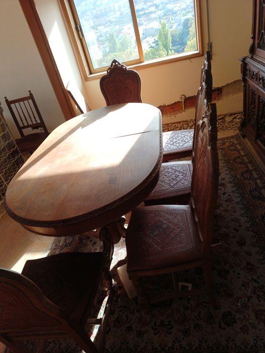 Mesa de sala rústica