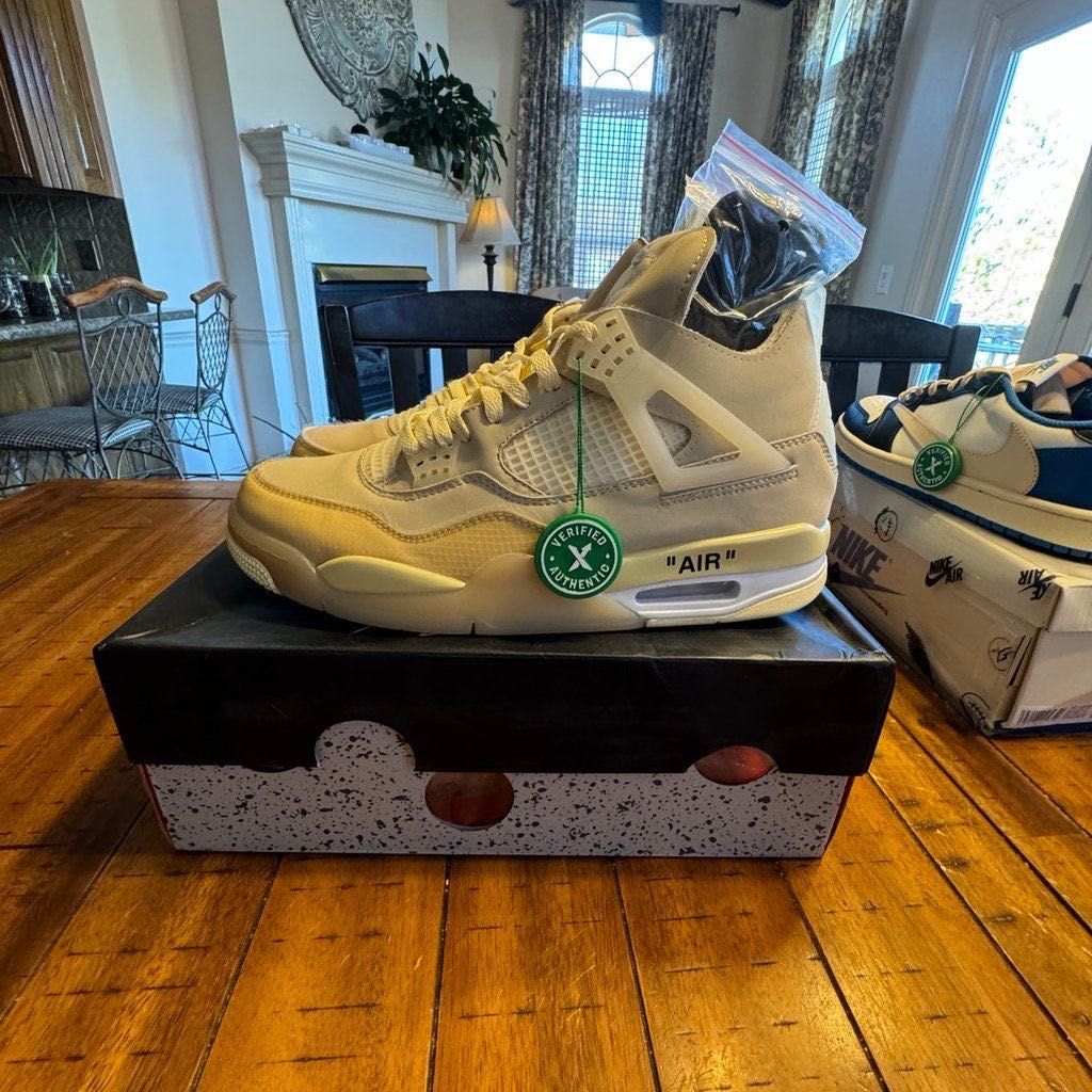 Nike Air Jordan 4 Off-White Оригінал StockX