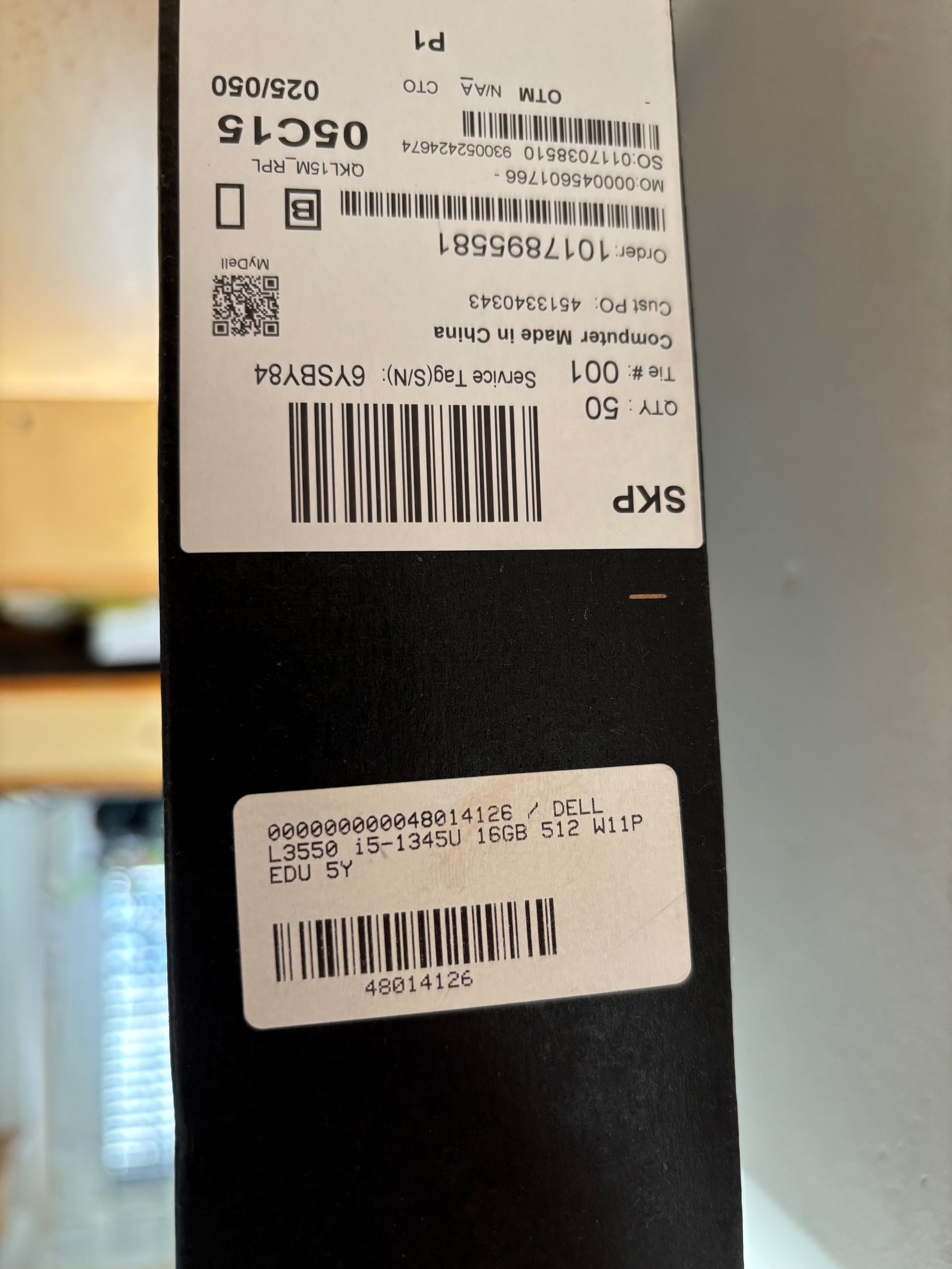 Laptop DELL L3550, i5 13gen, 16gb RAM, 512GB SSD, windows 11 PRO NOWY