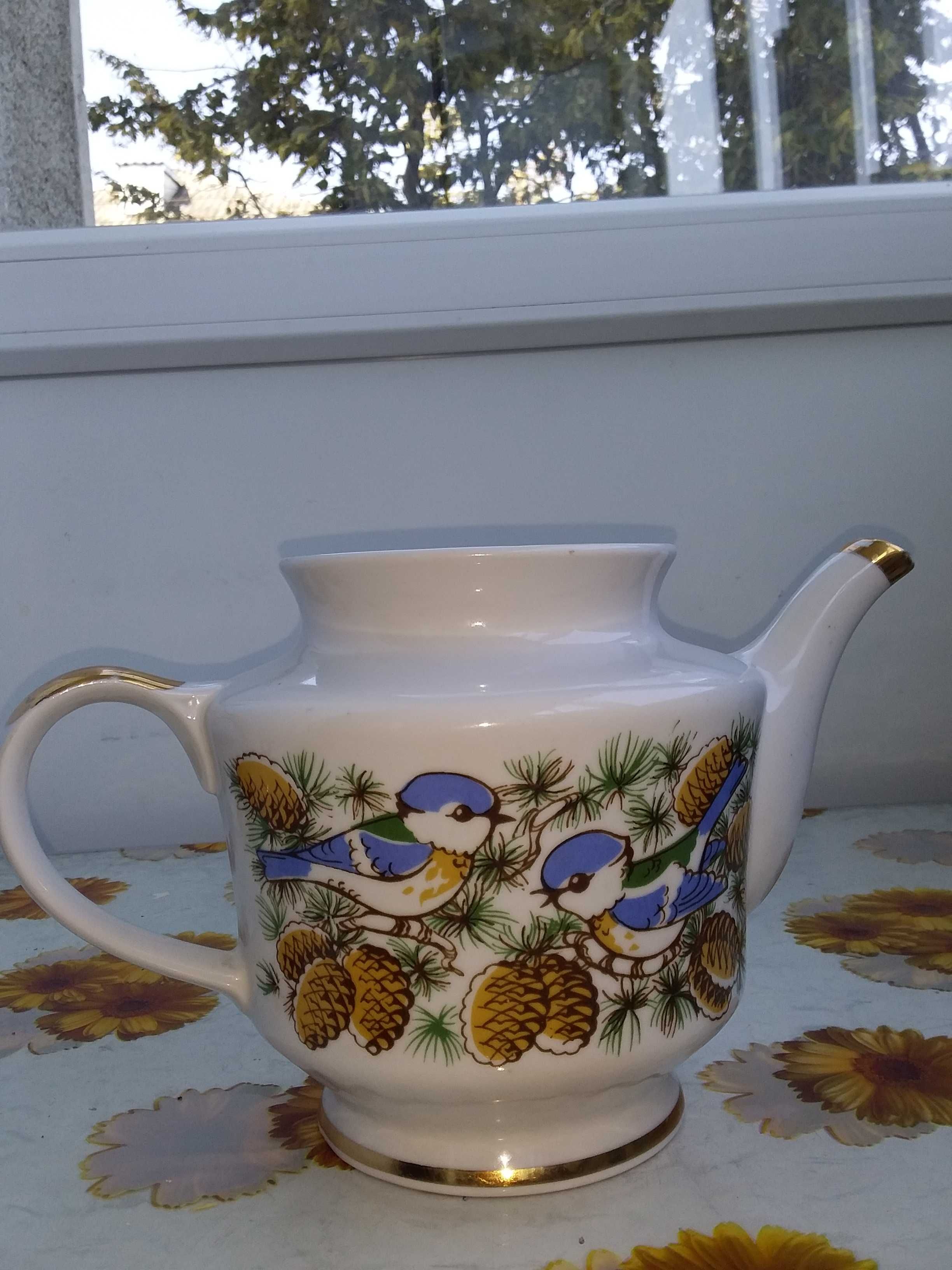 Фарфоровий чайник СРСР / 1.5 л.
