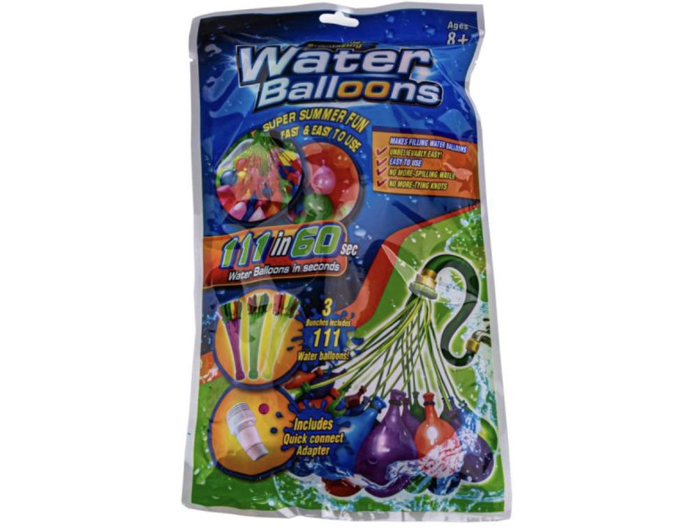 Balony Na Wodę Bomby Wodne Automat 111 sztuk