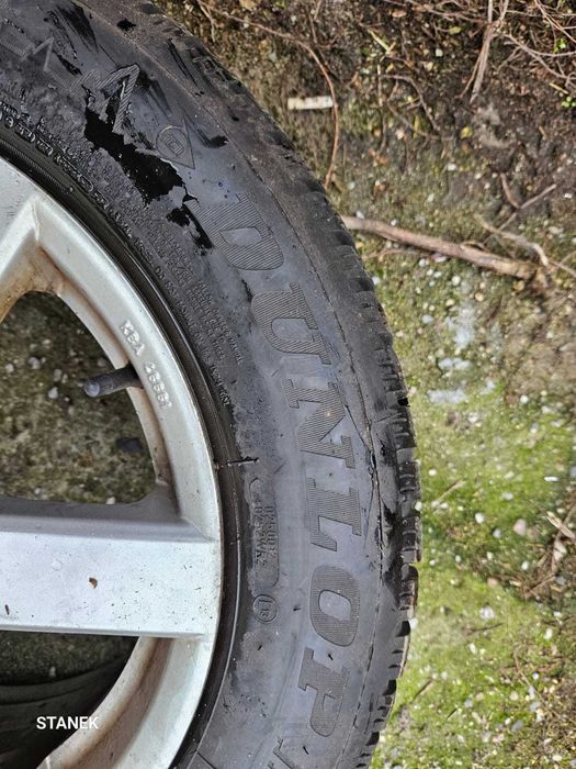 Alu laguna 3 5x114,3 z zimą 7mm Dunlop Winter Sport 205/60/16 z 2019r.
