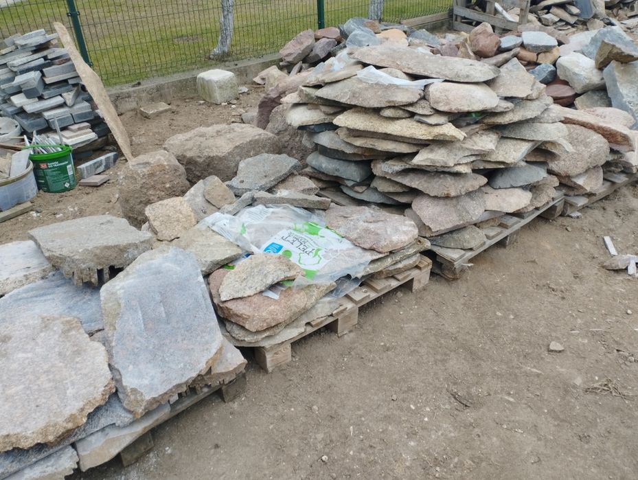 Kamień cięty polny piętki