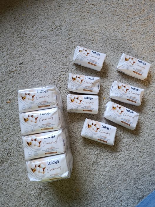 Mydła mydło luksja creamy kremowe b5 mleczko bawełniane