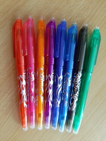 Długopisy zmywalne zestaw 8 sztuk