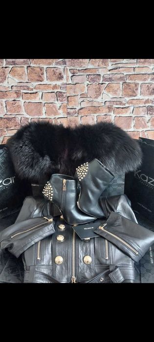 Luksusowe czarne skórzane botki z limitowanej serii Marki Kazar