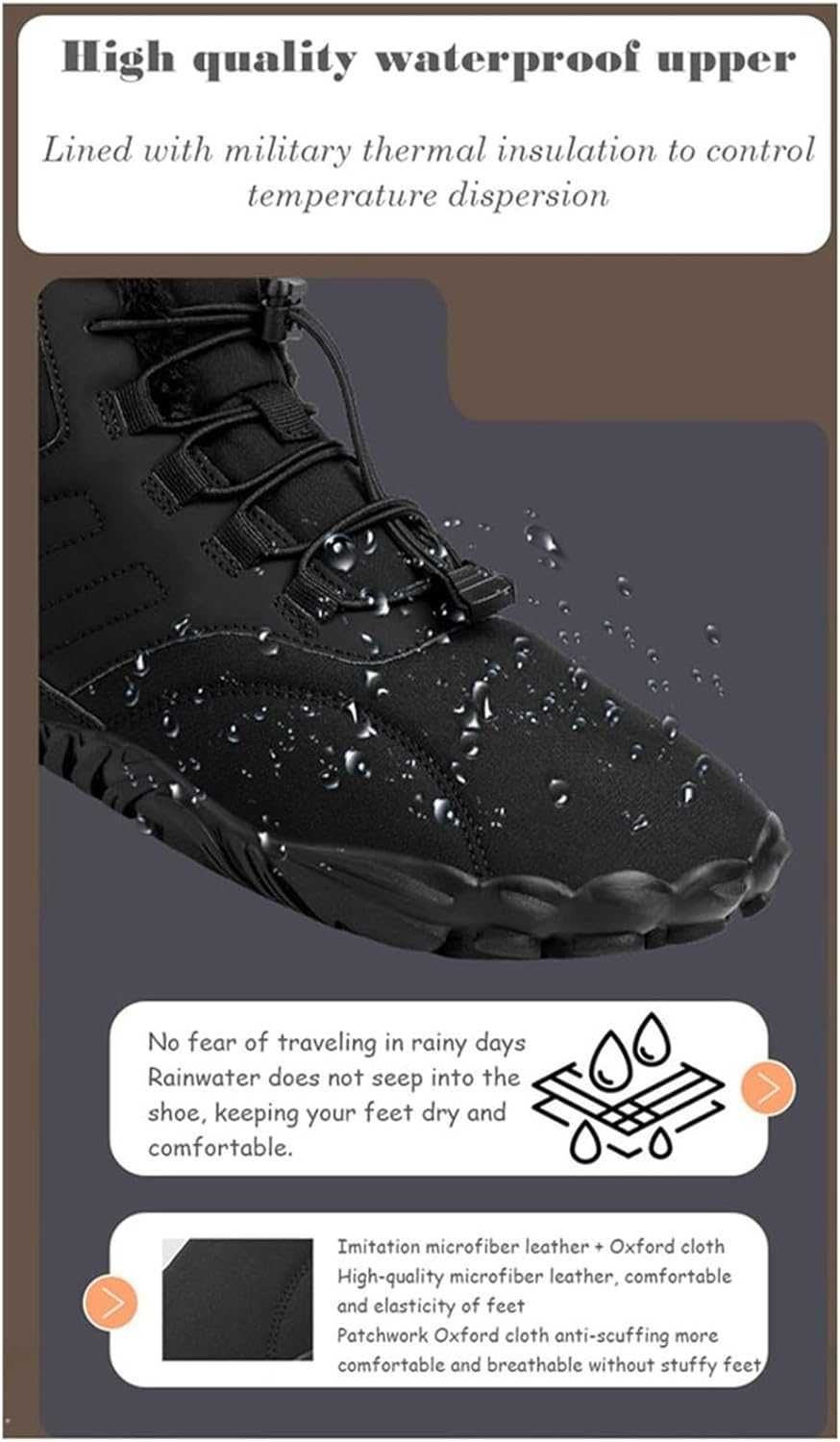 Nowe buty trekkingowe / górskie / wodoodporne / granatowe "40" !2285!