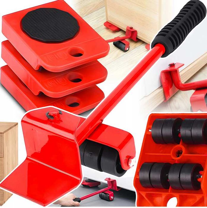 Rolki do transportu przesuwania mebli podnoszenie 150KG