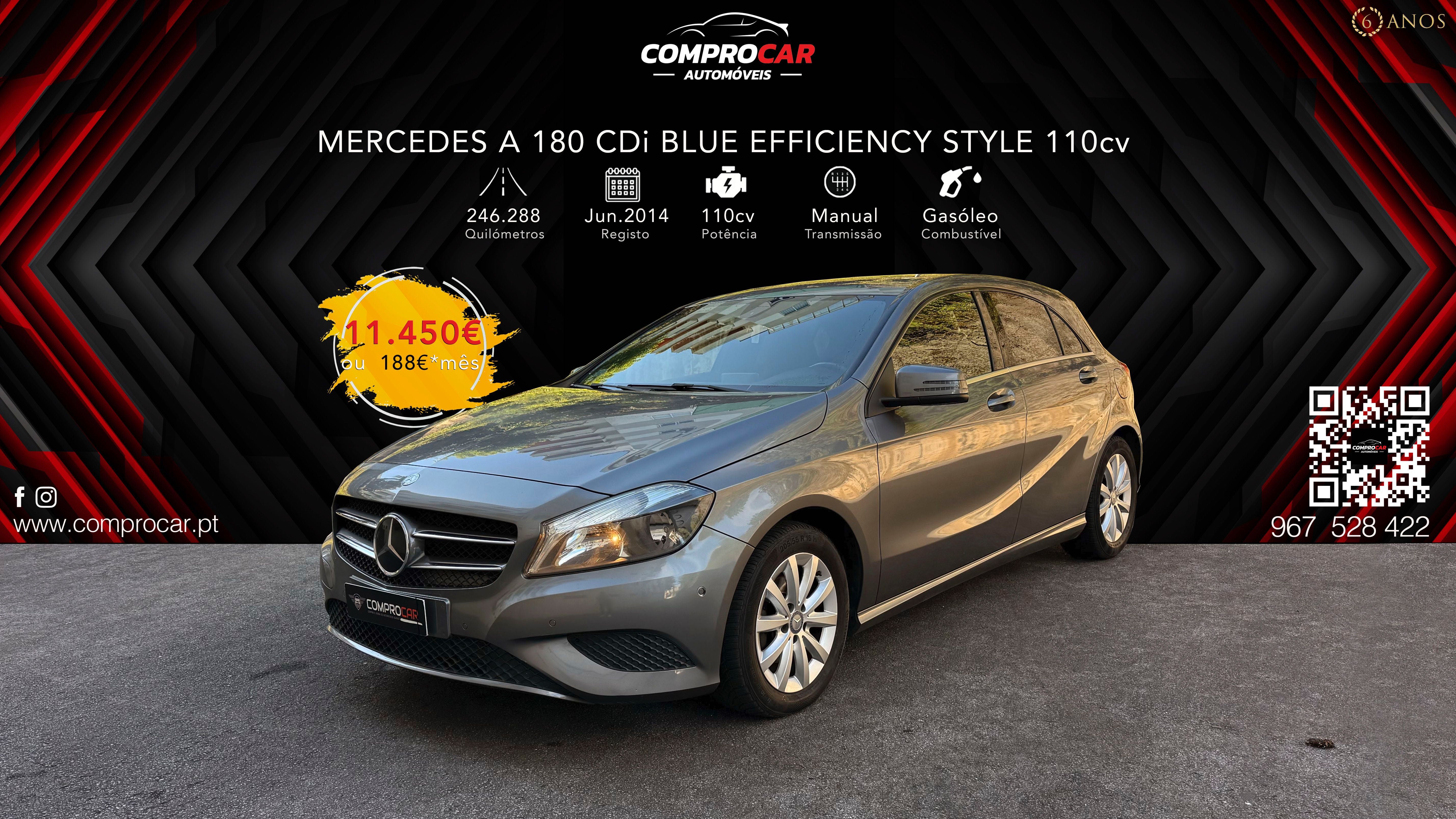 Mercedes-Benz A 180 Cdi BlueEfficiency Style 110cv