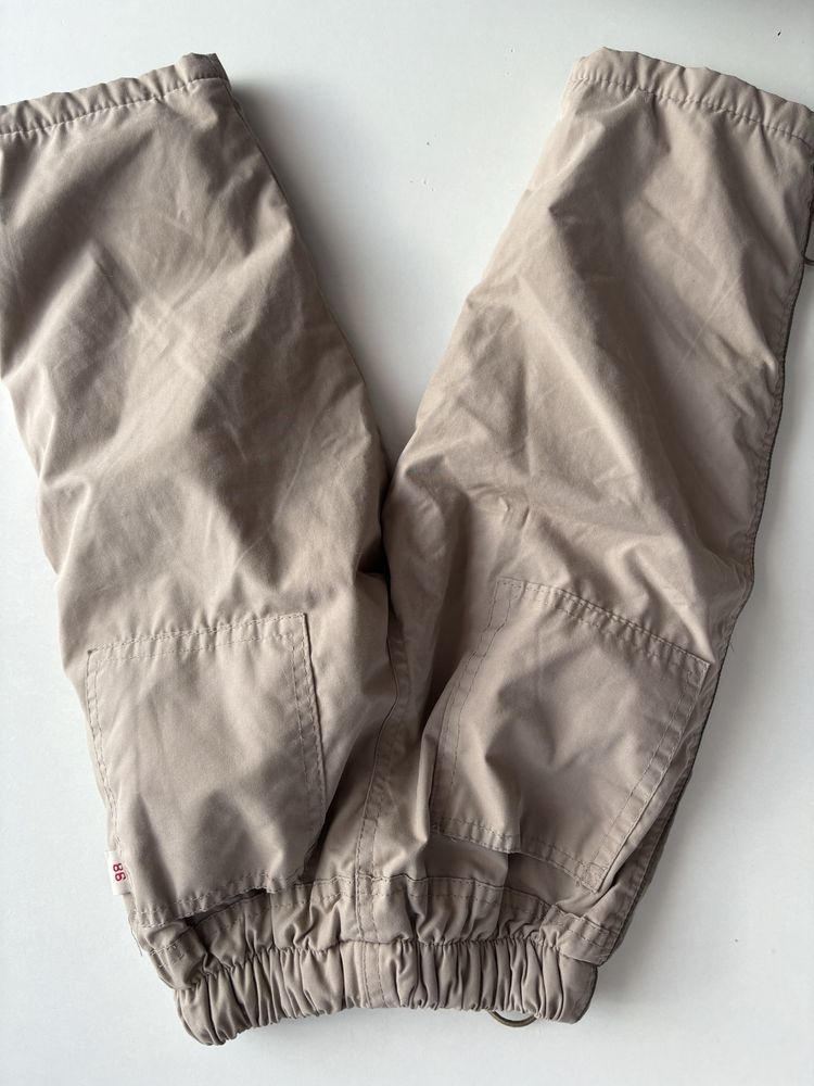 Spodnie zimowe roz.86/92 zestaw spodni, ortalion