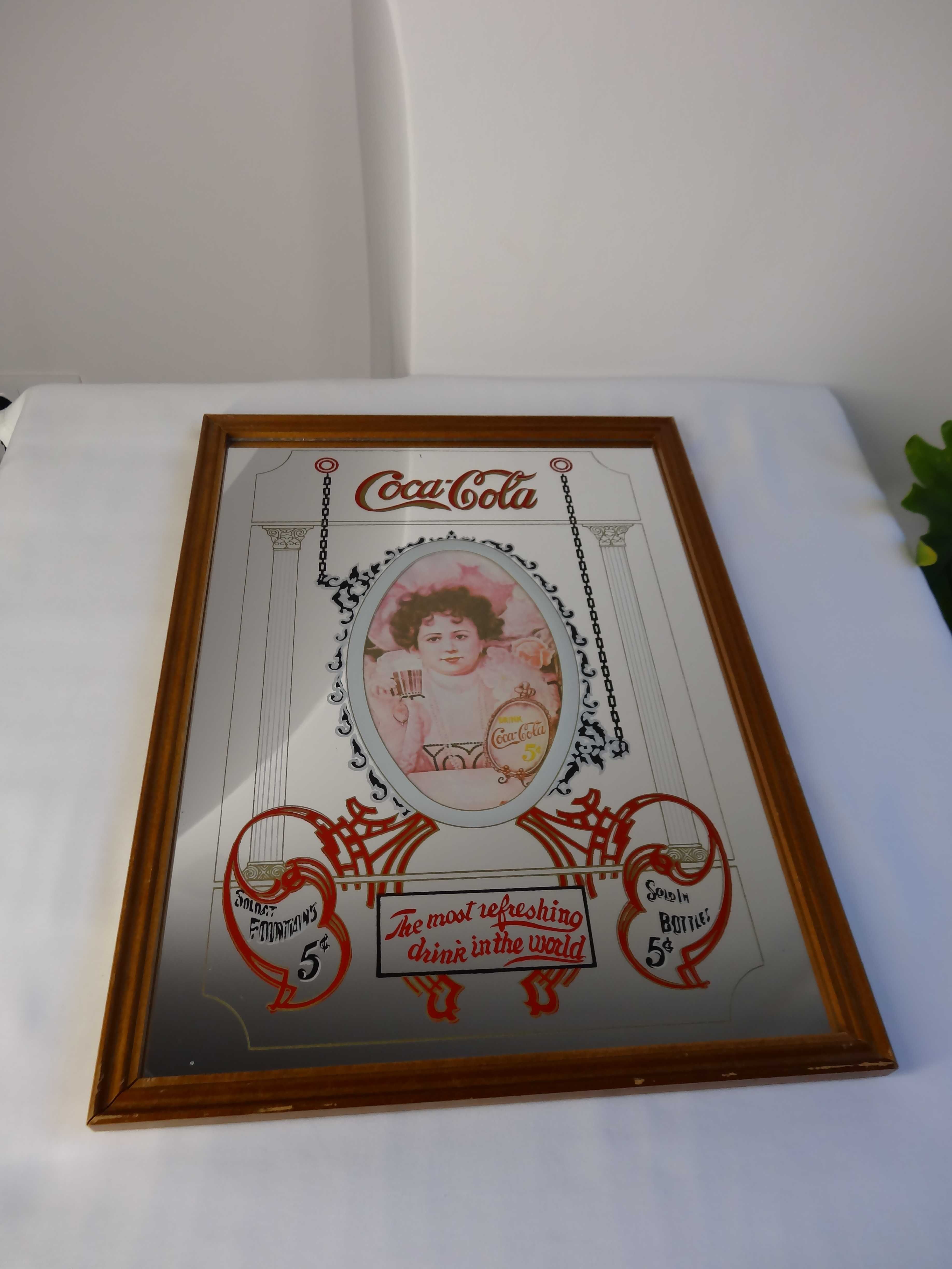 Obraz lustro Coca Cola, stara reklama Coca-Coli